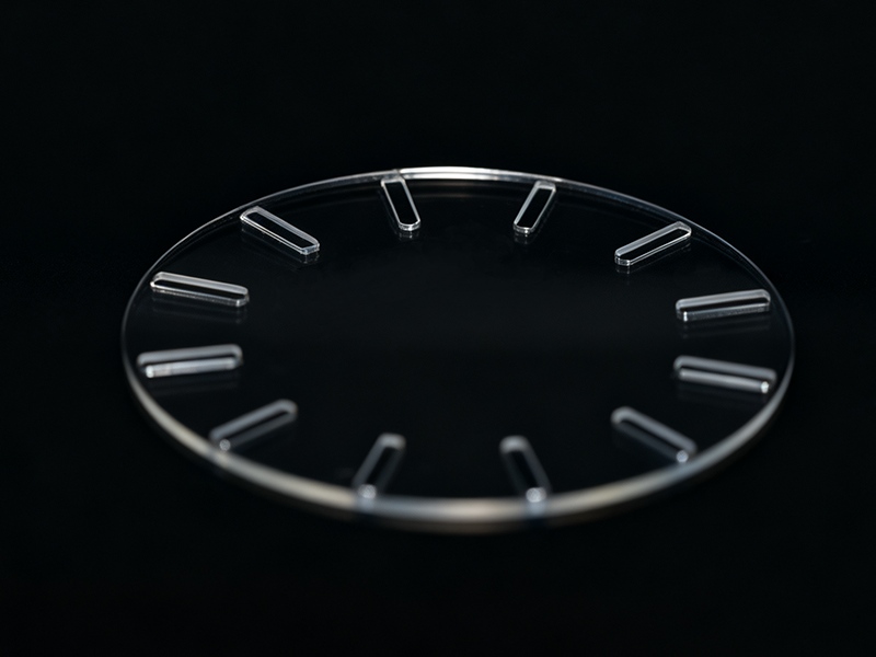 Perforated glass